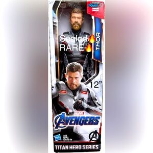 NWT🔥THOR RARE🔥AVENGERS “Titan”Action Figure🎄Factory Sealed/Collectible🔥🎄🎁